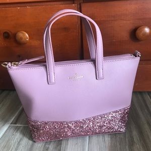 Mauve Sparkly Kate Spade Purse